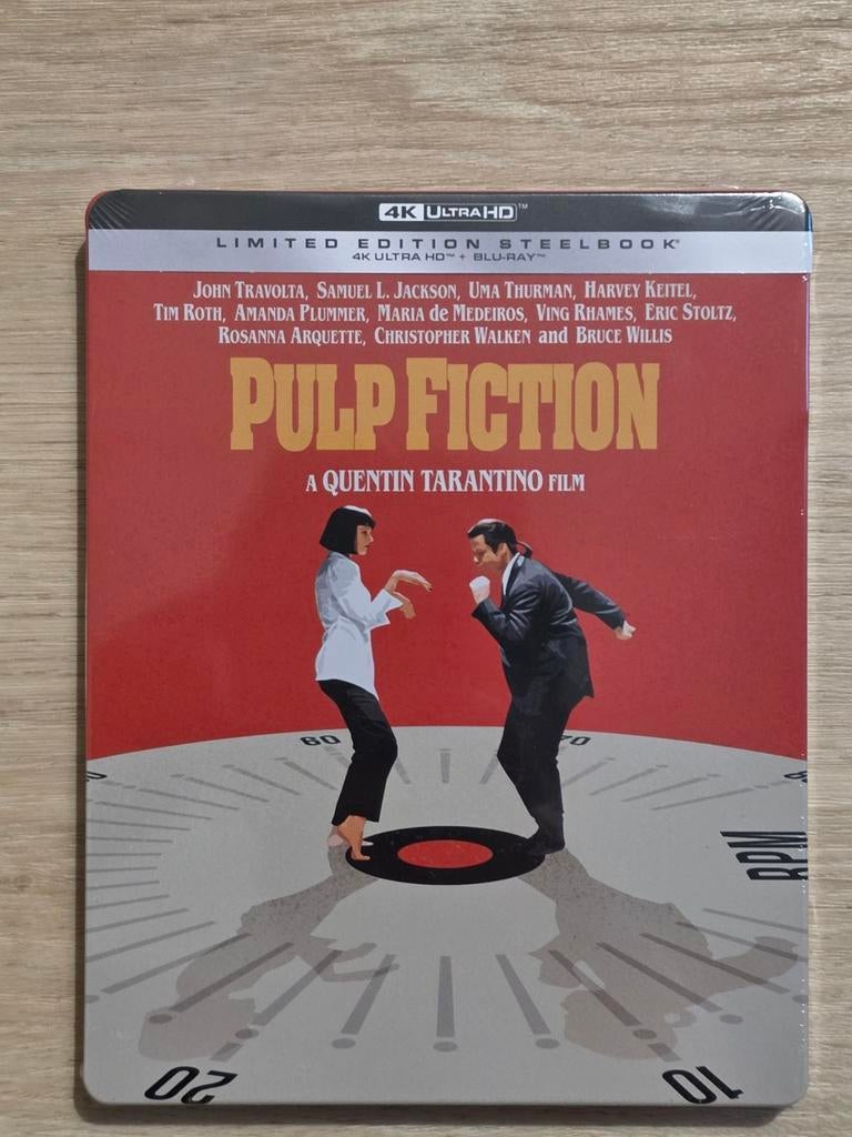 Pulp Fiction 4K Ultra HD Steelbook, Ophalen, Blu-ray, Blu-ray@film.com, Blu-rayweg 12