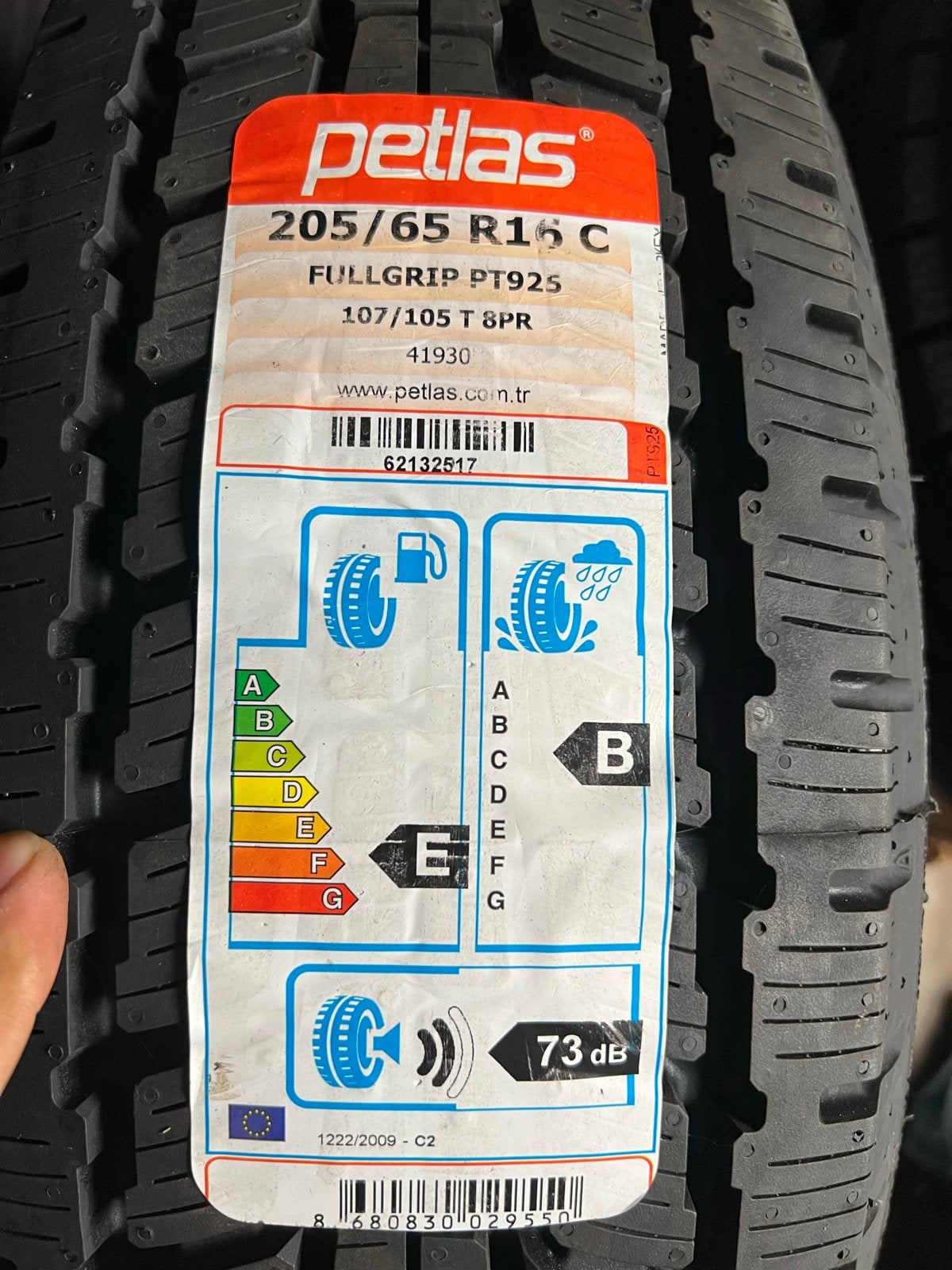 Petlas FULLGRIP PT925 205/65 R16 C Banden, Ophalen of Verzenden, Nieuw