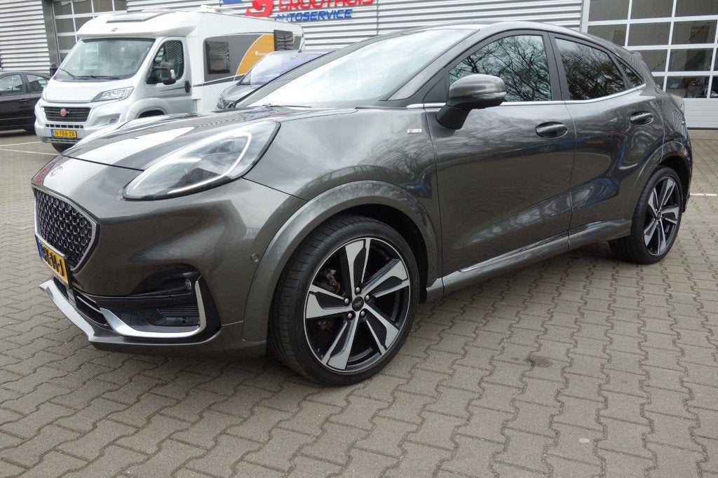 Ford PUMA 1.0 EB HYB ST-L.XVIG, Leer, 19 Inch, Pano, Voorwielaandrijving, Leder, Bedrijf, 3 cilinders