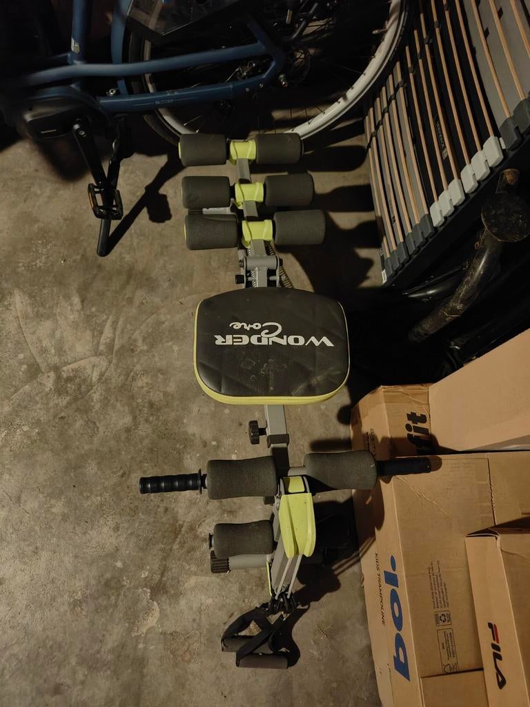 Wonder Core Smart Fitnessbank - Buikspier en roeiapparaat, Sport en Fitness, Fitnessmaterialen, Ophalen, Gebruikt, Buik, Fitnessbank