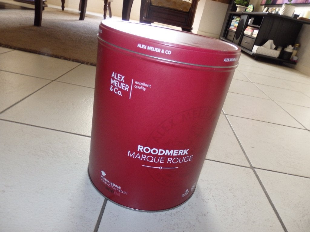 Grote gave trommel 2,5 kilo, Ophalen of Verzenden, Zo goed als nieuw, Overige