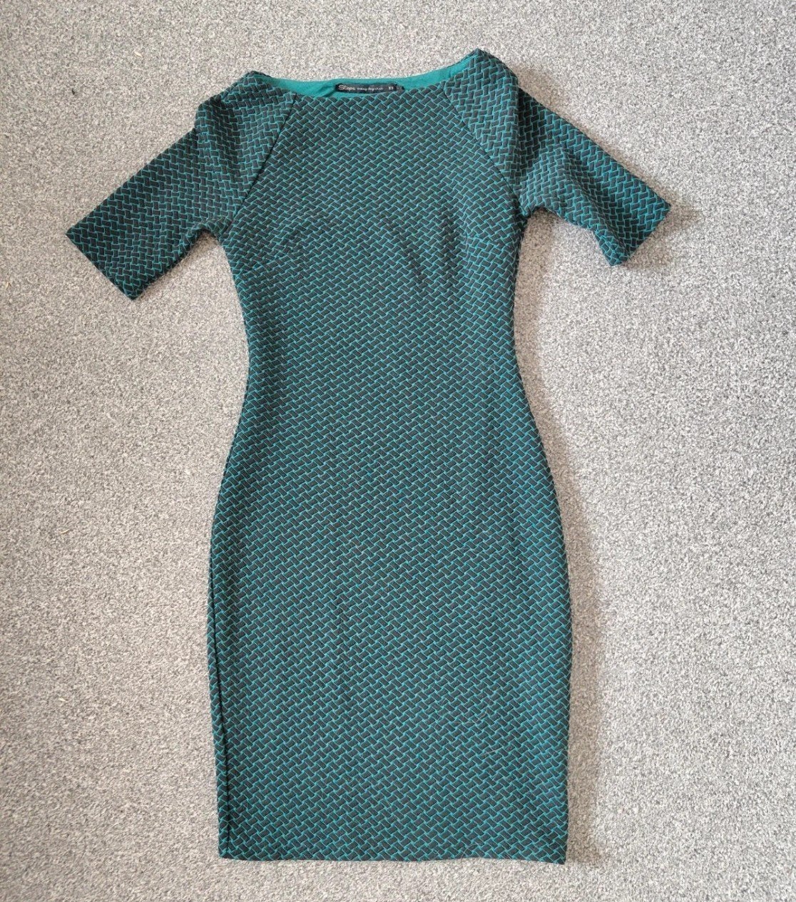 Steps Nauwsluitende Donkergroene Winterjurk XS, Kleding | Dames, Ophalen of Verzenden, Zo goed als nieuw, Steps, Maat 34 (XS) of kleiner