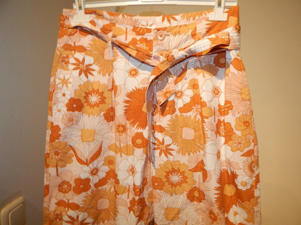 Antik Batik vintage look broek bloemen soort harem look 38, Maat 38/40 (M), Meerkleurig, Ophalen of Verzenden, Zo goed als nieuw