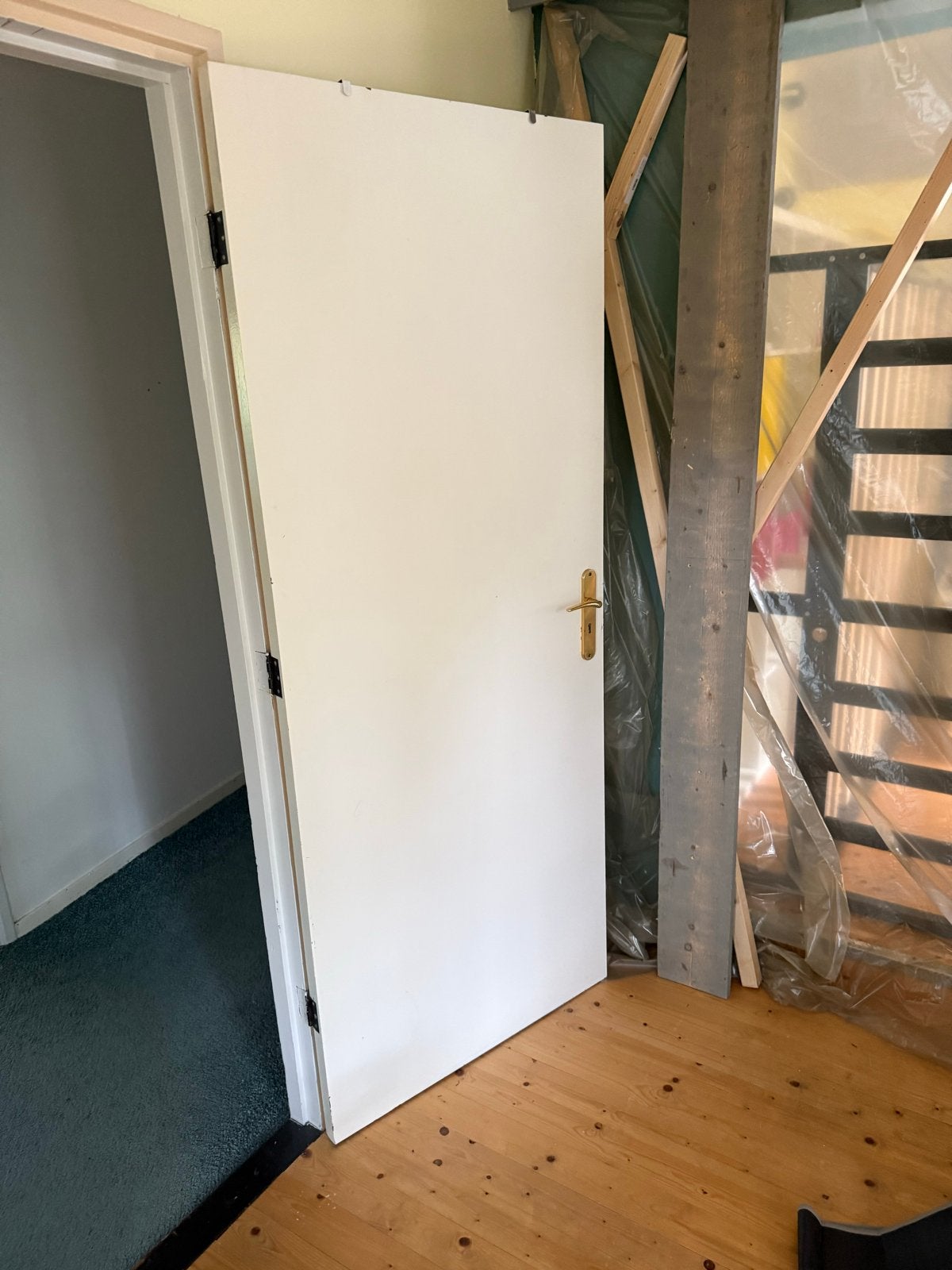 Diverse binnendeuren, wit en met glas, gebruikt, Doe-het-zelf en Verbouw, Deuren en Horren, Ophalen, Gebruikt, 80 tot 100 cm, Binnendeur