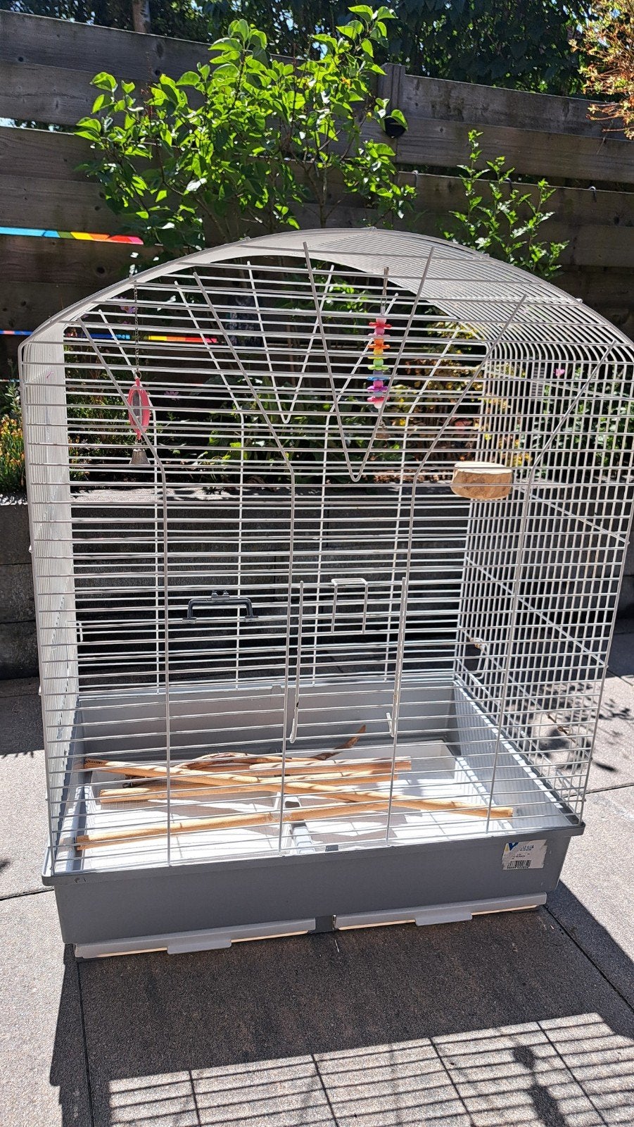 .vogelkooi voor valkparkiet, Dieren en Toebehoren, Vogels | Hokken en Kooien, Ophalen, Gebruikt, Metaal, Vogelkooi