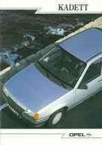 Opel Kadett D, E of Cabrio brochure/auto folder '79 - 93, Ophalen of Verzenden, Zo goed als nieuw, Opel