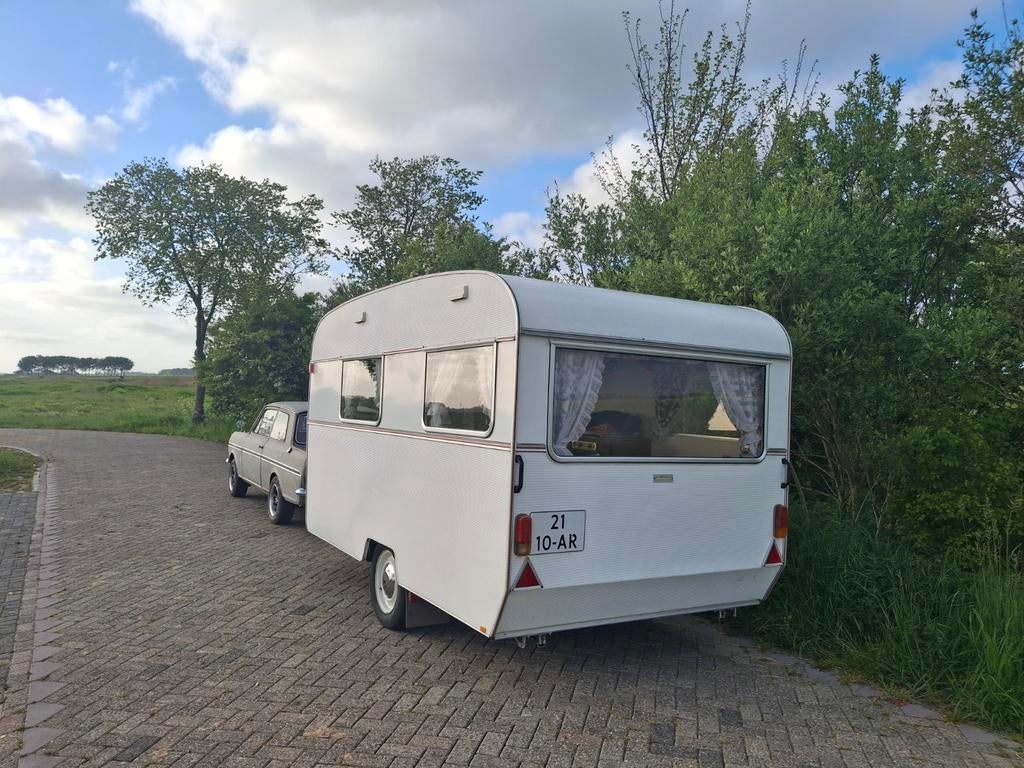 Franse caravan oldtimer 1970 oldtimer mo, Rondzit, Particulier, Tot en met 4