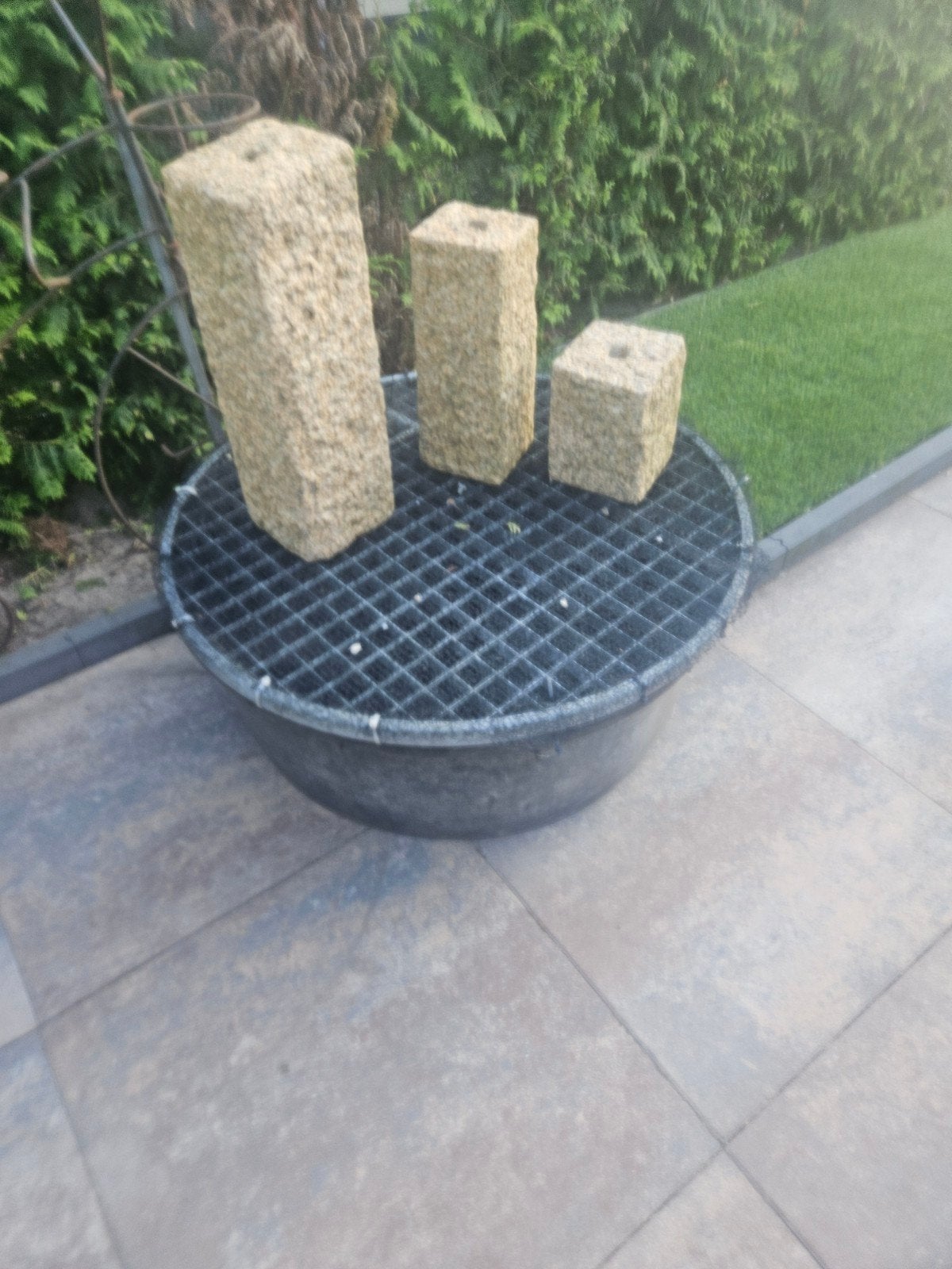 Waterornament met slangen, zonder pomp - Putten, Ophalen