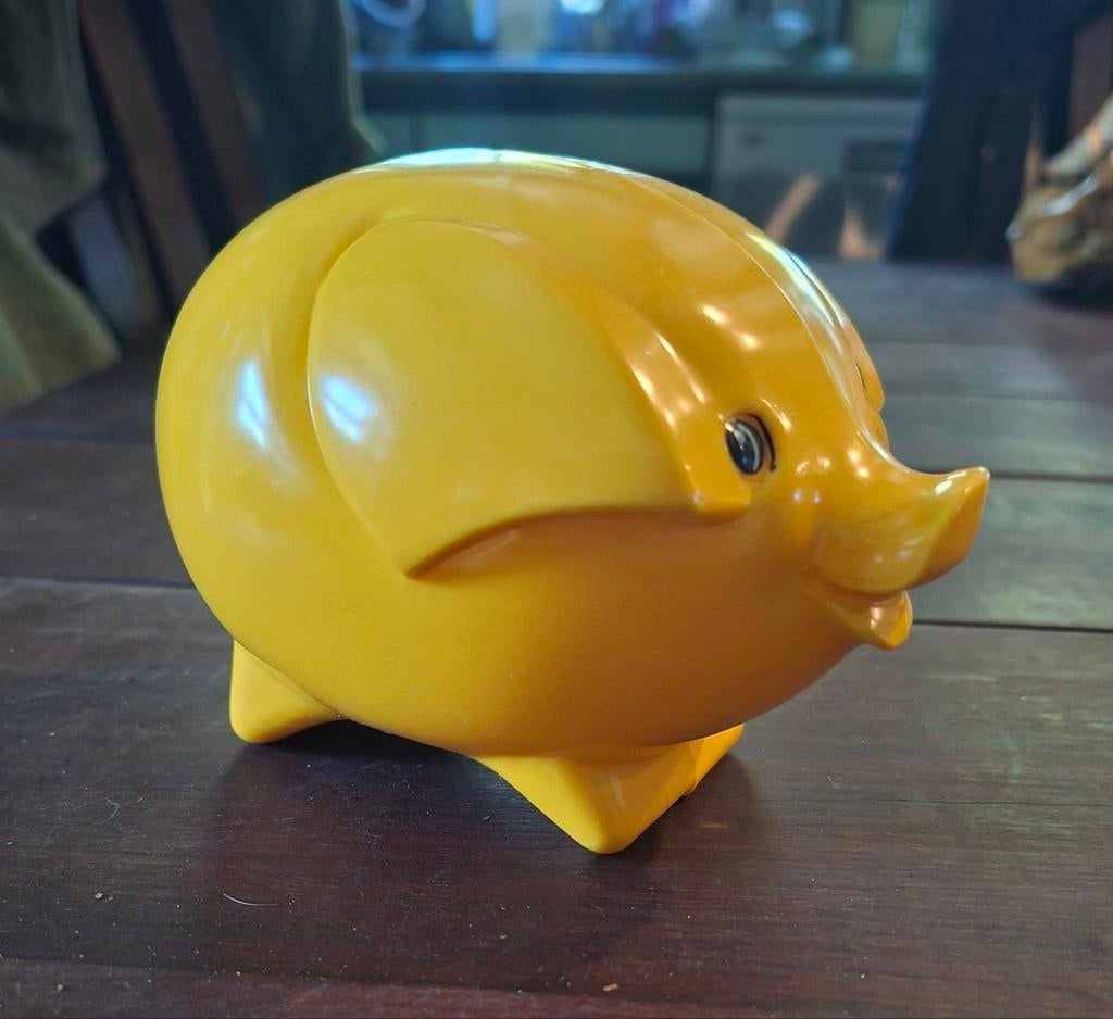 Spaarvarken RABOBANK., Ophalen of Verzenden, Zo goed als nieuw, Metaal of Blik