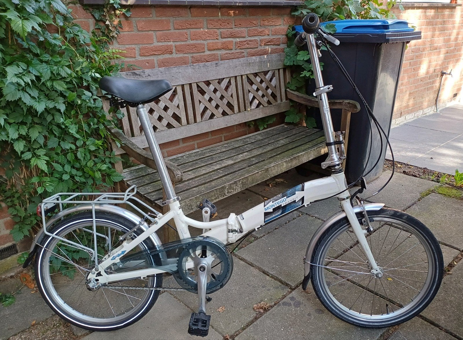 Mooie aluminium vouwfiets, Fietsen en Brommers, Fietsen | Vouwfietsen, 20 inch of meer, Gebruikt, Velgrem, Versnellingen