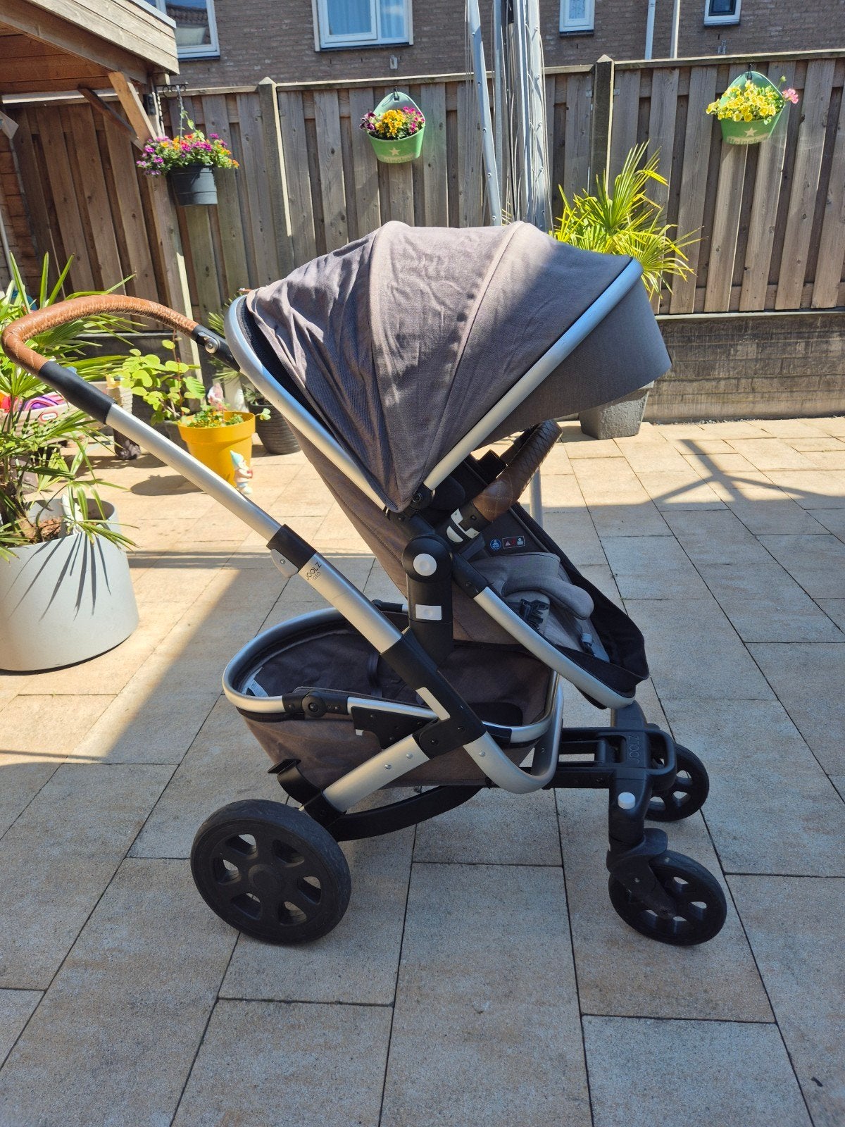 Joolz Geo Combiwagen met accessoires, Gebruikt, Combiwagen, Verstelbare duwstang, Ophalen