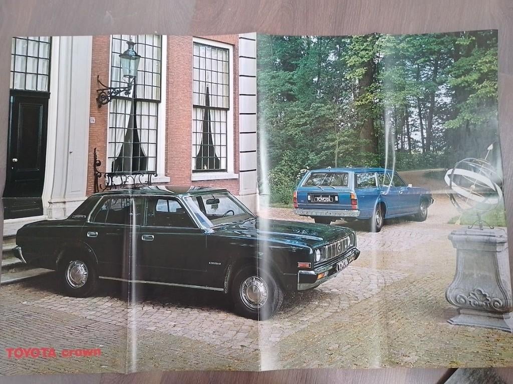 Toyota Crown folder /poster ca 1973, Ophalen of Verzenden, Nieuw, Toyota