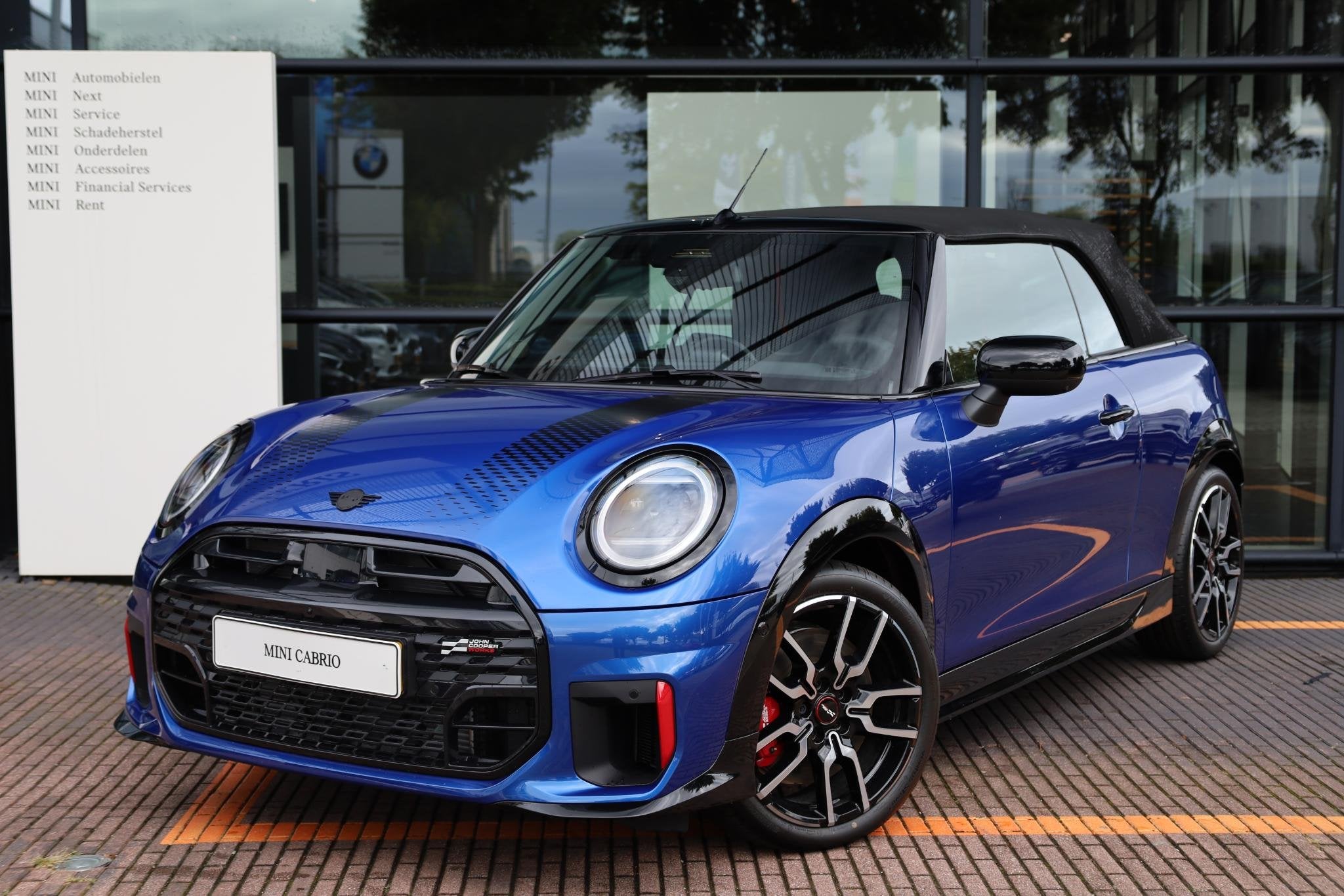 MINI Cabrio 2.0 John Cooper Works XL, Auto's, 1998 cc, Gebruikt, 4 cilinders, Leder en Stof