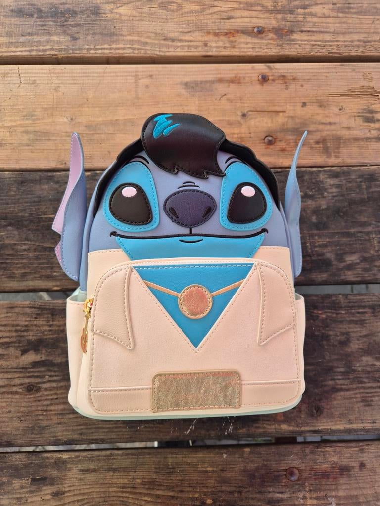 Loungefly Disney Stitch Elvis Mini Rugzak, Minder dan 30 cm, Disney of Dora, Nieuw, Ophalen of Verzenden