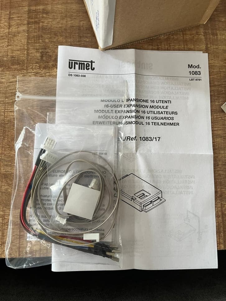 Urmet Signo Video Intercom Systeem - Compleet Pakket, Ophalen of Verzenden, Zo goed als nieuw