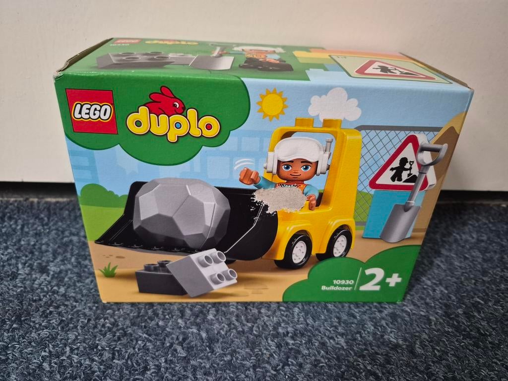 LEGO Duplo Bulldozer 10930 - in doos, Inclusief minifiguren, Overige thema's, Ophalen of Verzenden, Zo goed als nieuw