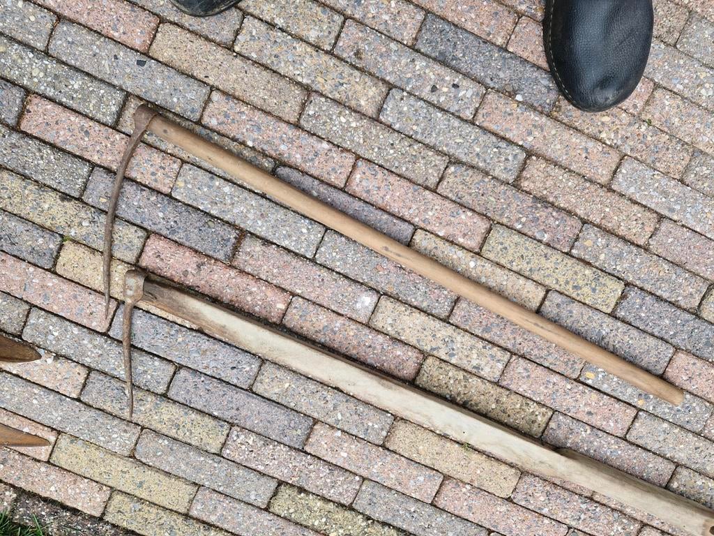Oud gereedschap, Ophalen of Verzenden, Gebruikt, Minder dan 180 cm, Palen