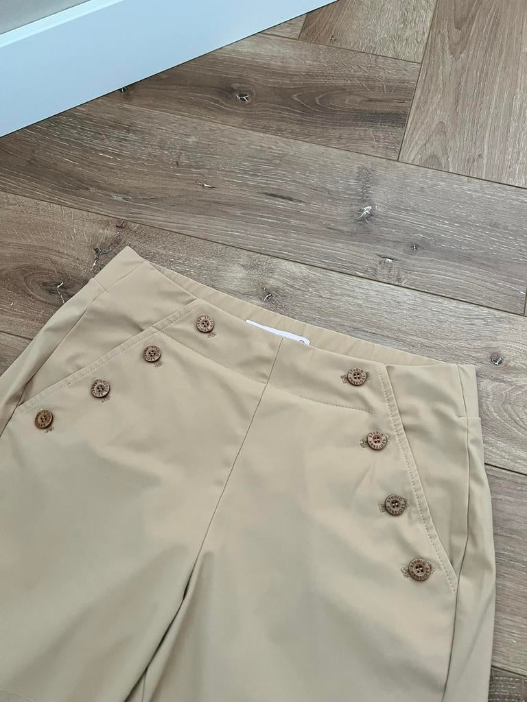 Studio anneloes romee button short - korte broek XXS, Beige, Ophalen of Verzenden, Zo goed als nieuw, Maat 34 (XS) of kleiner