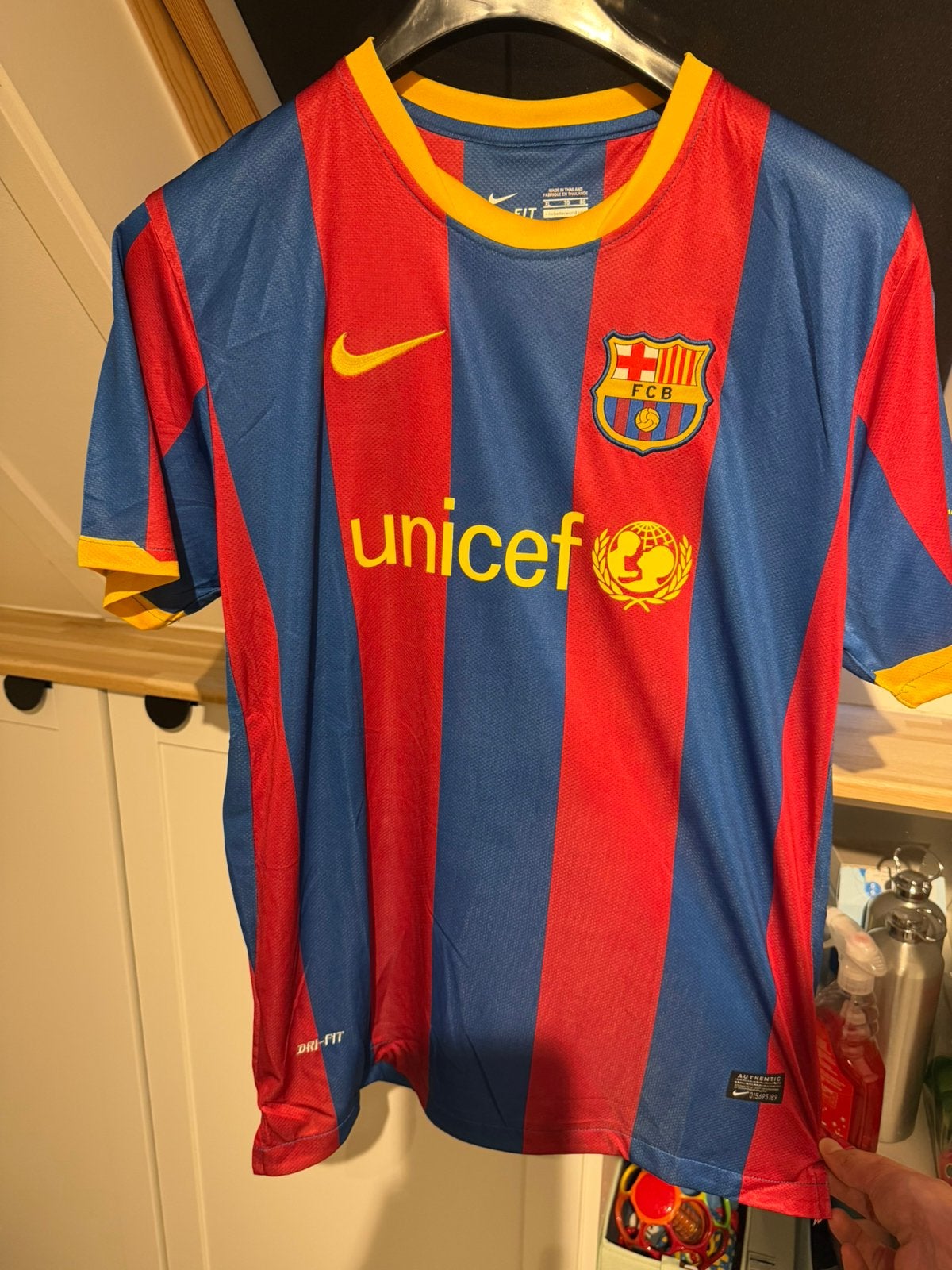 FC Barcelona Barca Messi retro 2014/15 thuisshirt shirt liga, Maat XL, Verzenden, Nieuw, Shirt
