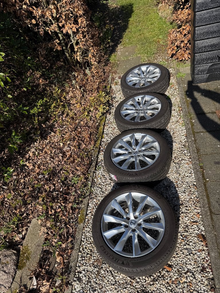 Originele 18" Volvo V90 velgen met goede Michelin banden, 18 inch, Banden en Velgen, Ophalen of Verzenden, Personenwagen
