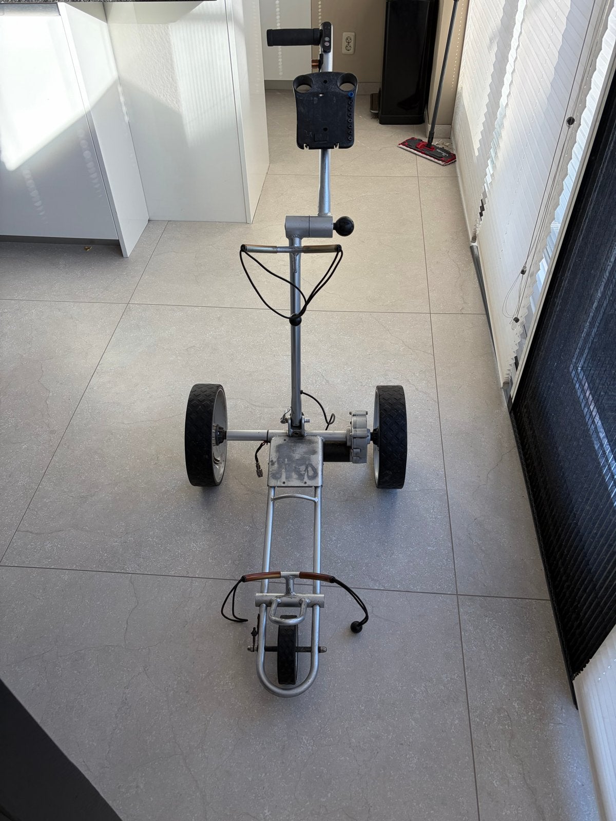 Gebruikte Drie Wiel Golf Trolley, Ophalen of Verzenden, Gebruikt, Golfkar, Overige merken