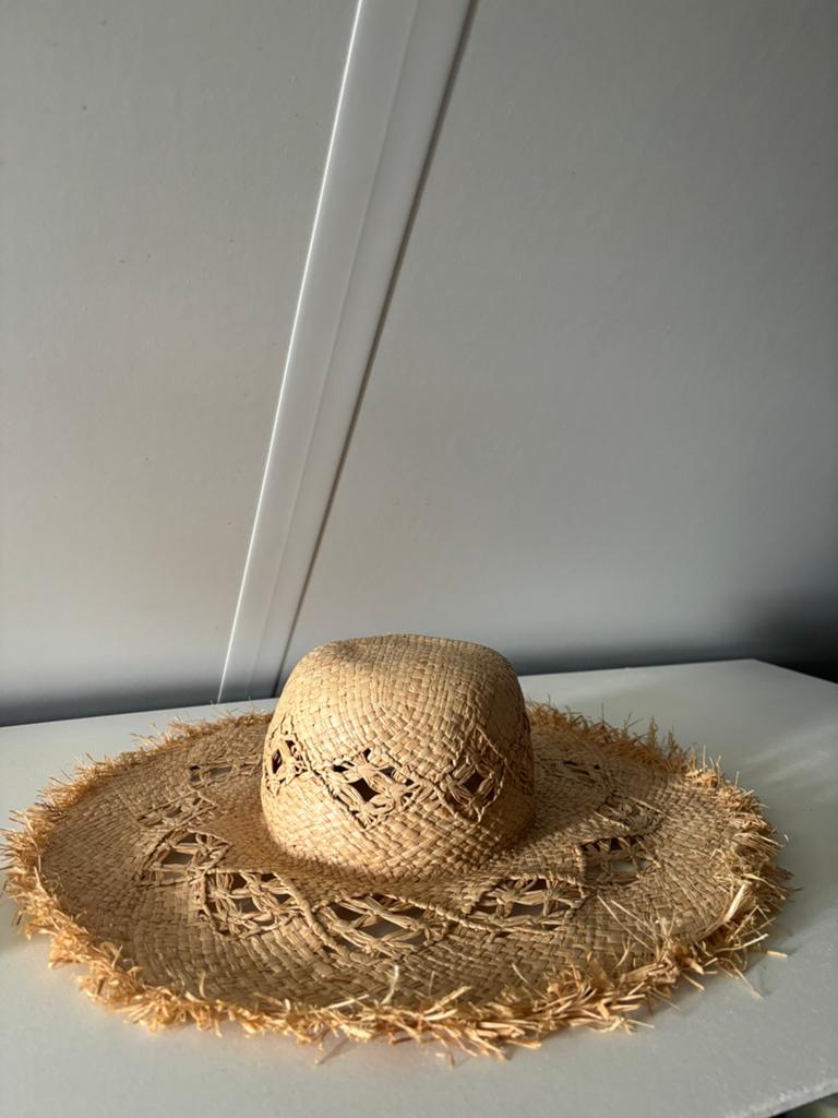 Strandhoed maat s 54, Kleding | Dames, Hoeden en Petten, Ophalen of Verzenden, Nieuw, 55 cm (S, 6⅞ inch) of minder, Hoed