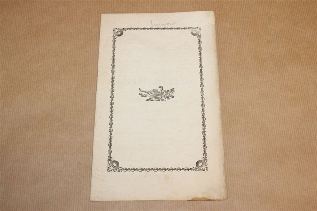 Antieke geloofsbelijdenis Sibbeltje Snoek Leeuwarden 1853 !!, Antiek en Kunst, Ophalen of Verzenden