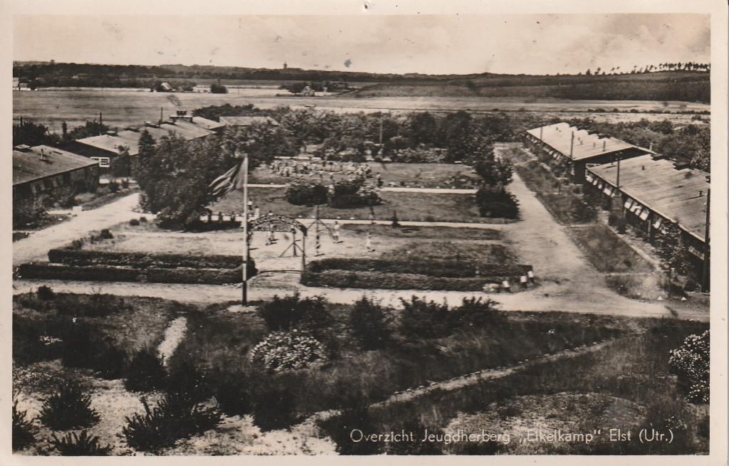 Elst  Jeugdherberg   Eikelkamp, Verzamelen, Ophalen of Verzenden, 1940 tot 1960, Gelopen, Gelderland