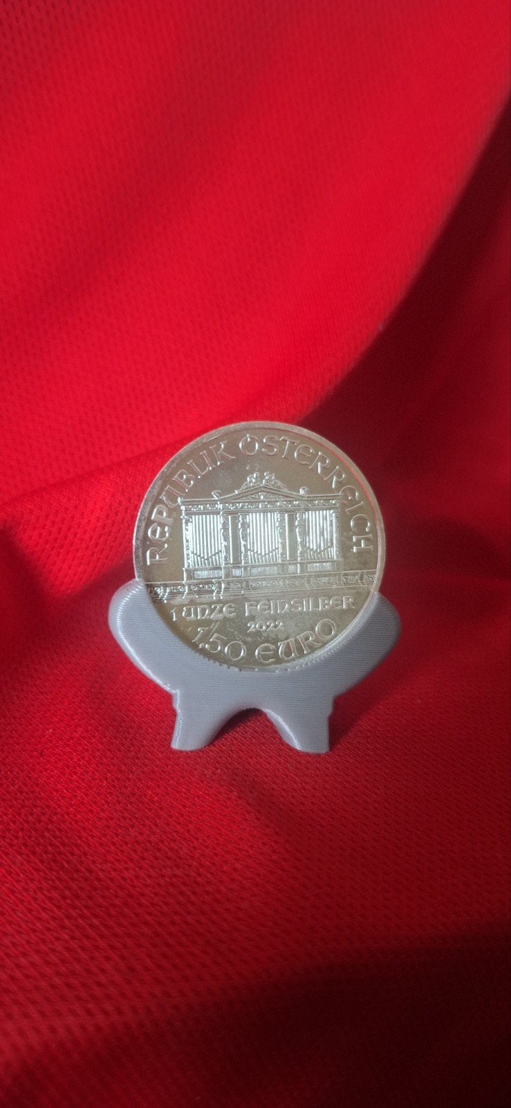 philharmoniker 2022 1oz zilver 999.9, Postzegels en Munten, Ophalen of Verzenden, Oostenrijk, Losse munt, Zilver