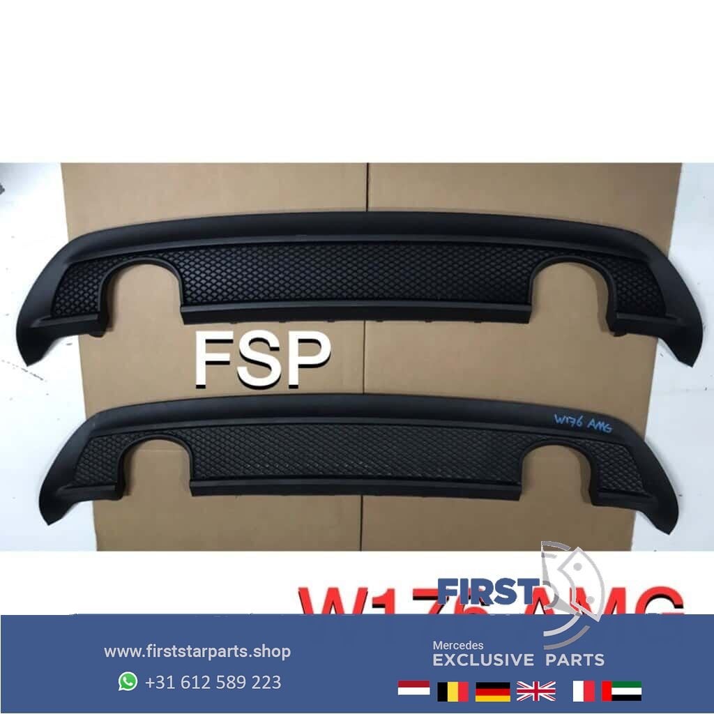 W176 AMG Diffuser Mercedes A Klasse 2013-2016 onder spoiler, Gebruikt, -, Ophalen of Verzenden, -