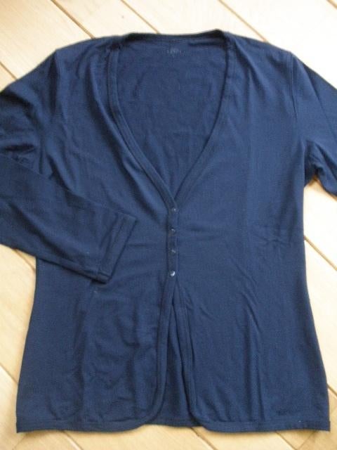 LÉON vest donker blauw maat L - zgan -, Maat 38/40 (M), Blauw, Léon, Ophalen of Verzenden