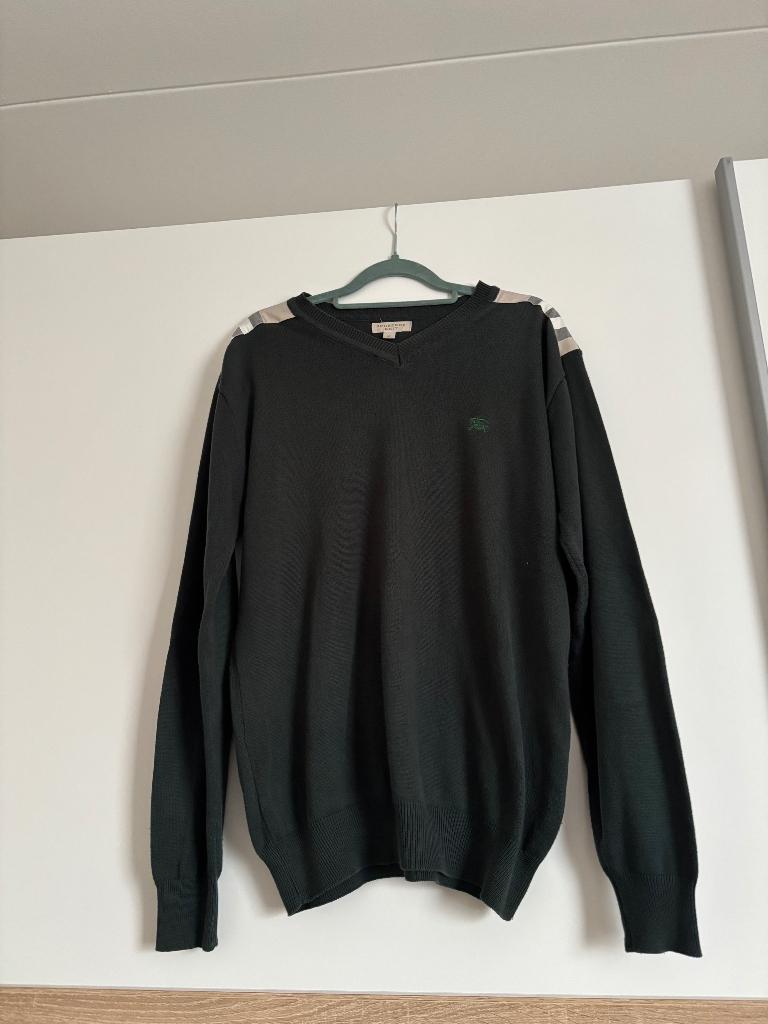 Heren trui Burbery maat M, Kleding | Heren, Truien en Vesten, Ophalen of Verzenden, Groen