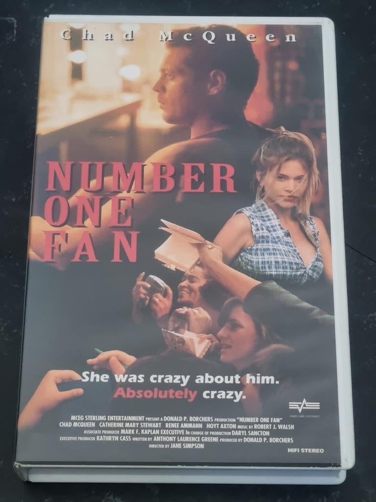 Number One Fan VHS - Thriller met Chad McQueen, Vanaf 16 jaar, Ophalen of Verzenden, Gebruikt, Thrillers en Misdaad