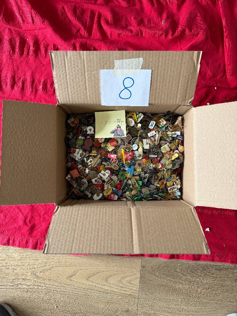 grote verzameling speldjes in 8 kavels (8 van 8), Verzamelen, Ophalen, Gebruikt, Overige onderwerpen, Speldje of Pin