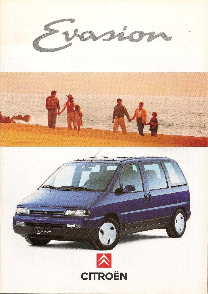 Folder Citroën Evasion, juli 1994, Ophalen of Verzenden, Nieuw, Citroën