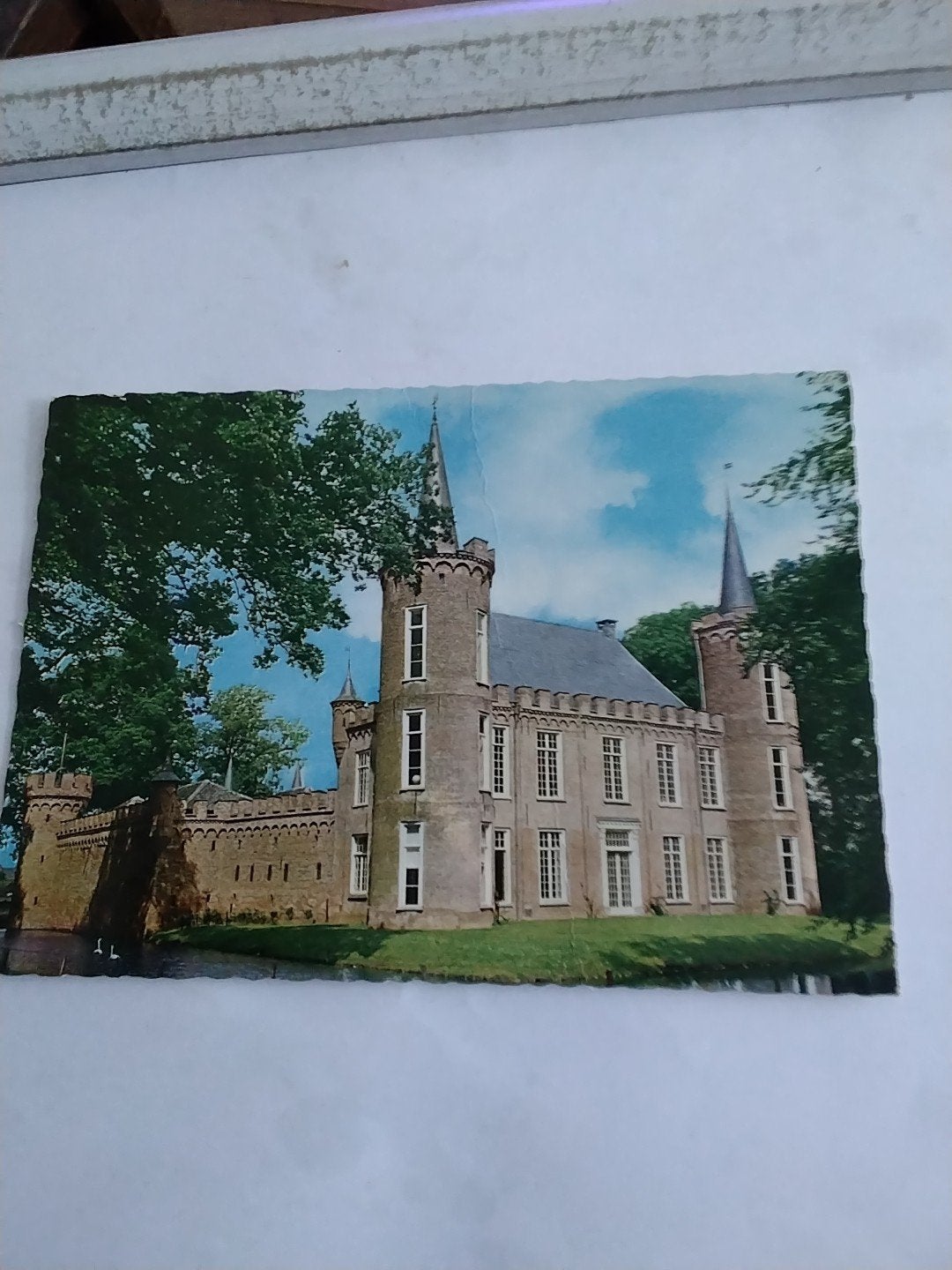 Oude ansichtkaart Kasteel Heeswijk, Sint-Oedenrode, Ophalen of Verzenden, 1940 tot 1960, Gelopen, Noord-Brabant