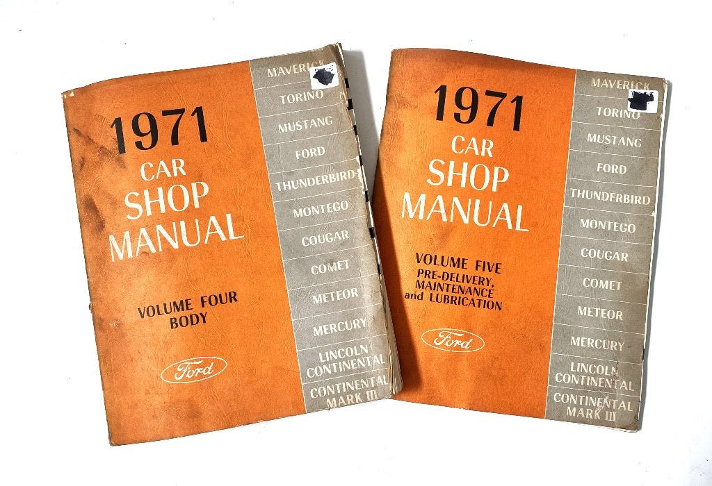 1971 Ford USA car shop manual, Verzenden, Gelezen, Ford