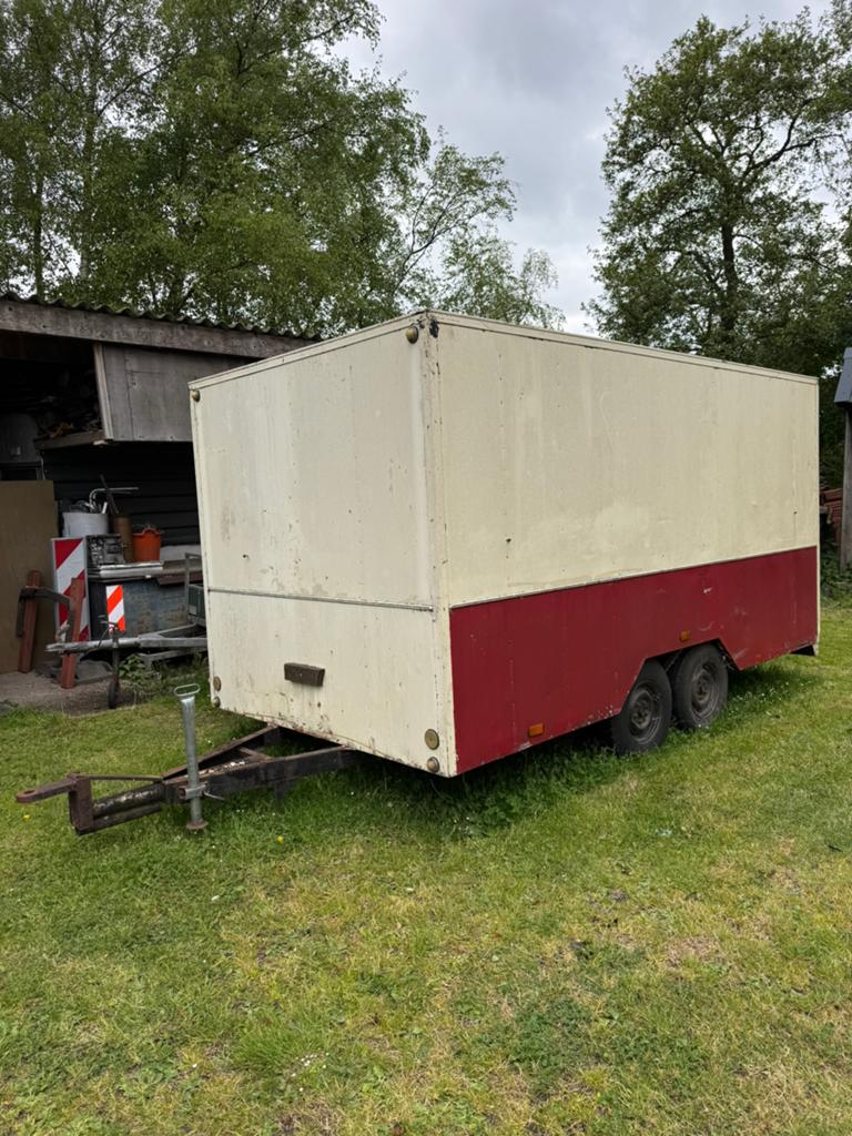 Kar voor achter traktor, Auto diversen, Aanhangers en Bagagewagens, Ophalen, Gebruikt