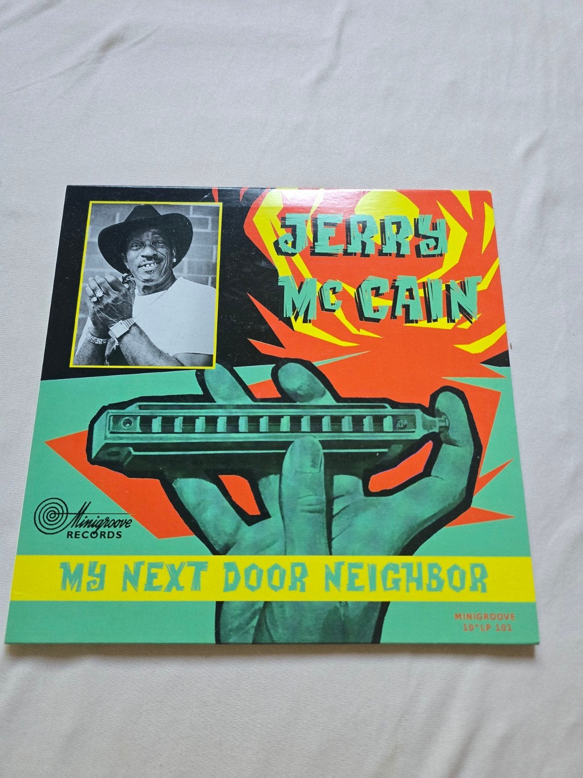 Jerry mccain. My next door neighbour. 10inch, 1980 tot heden, Overige formaten, Ophalen of Verzenden, Blues