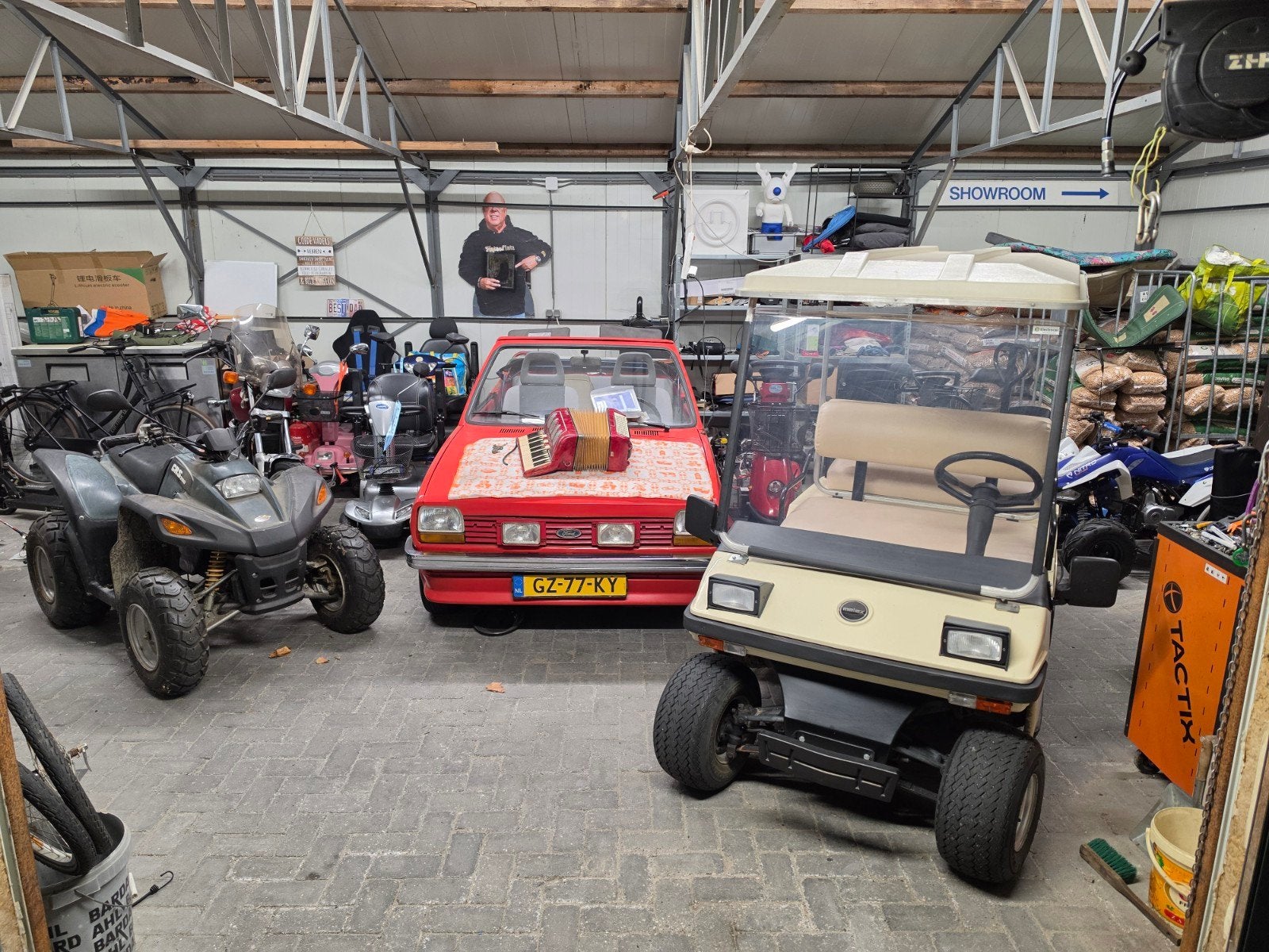 melex elektrische golfkar clubcar yamaha ezgo golfcar € 2000, Ophalen