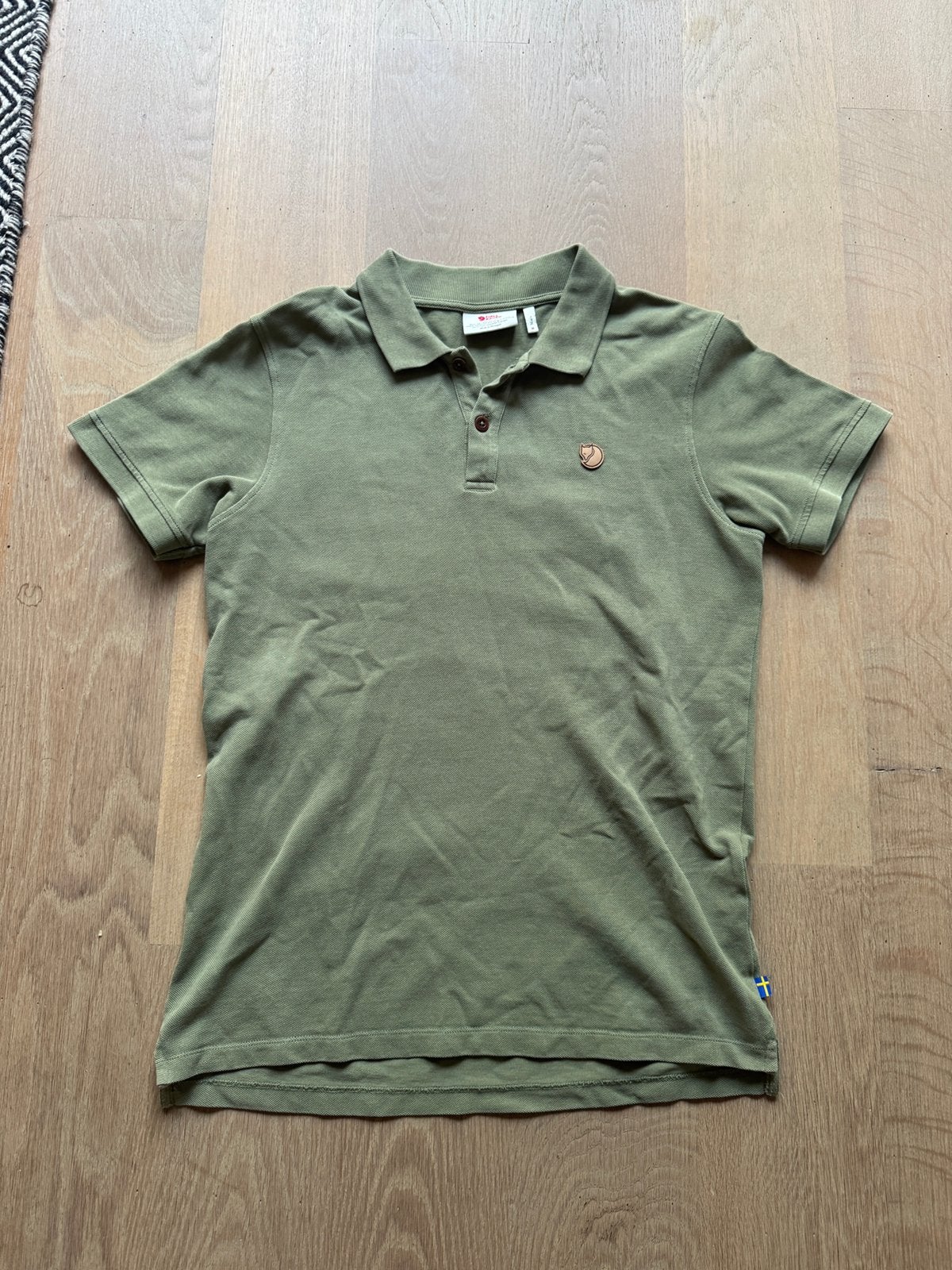 Prachtige Fjallraven ovik polo maat m groen, Ophalen of Verzenden, Zo goed als nieuw, Maat 48/50 (M), Groen
