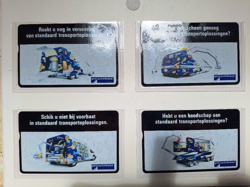 PTT Autolease telefoonkaarten uit 1992, Ophalen of Verzenden, Nederland
