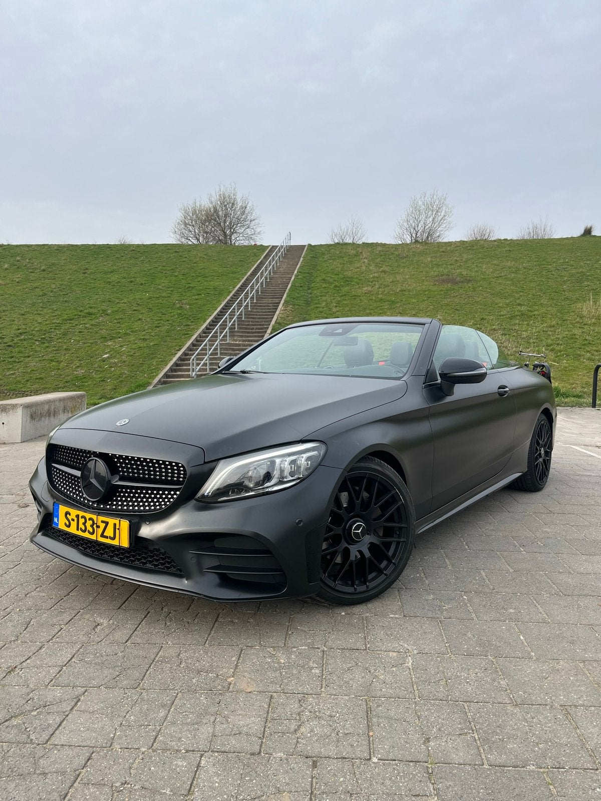 Mercedes-Benz C-Klasse C 220d AMG Line Cabrio 2018 194pk, Auto's, Mercedes-Benz, Automaat, Achterwielaandrijving, 1800 kg, 194 pk