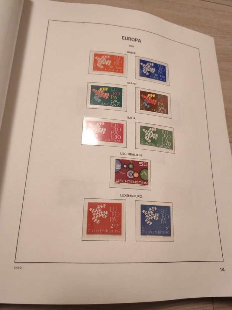Verenigd Europa tm 1993 compleet in 3 davo's (2/13), Ophalen of Verzenden, Buitenland