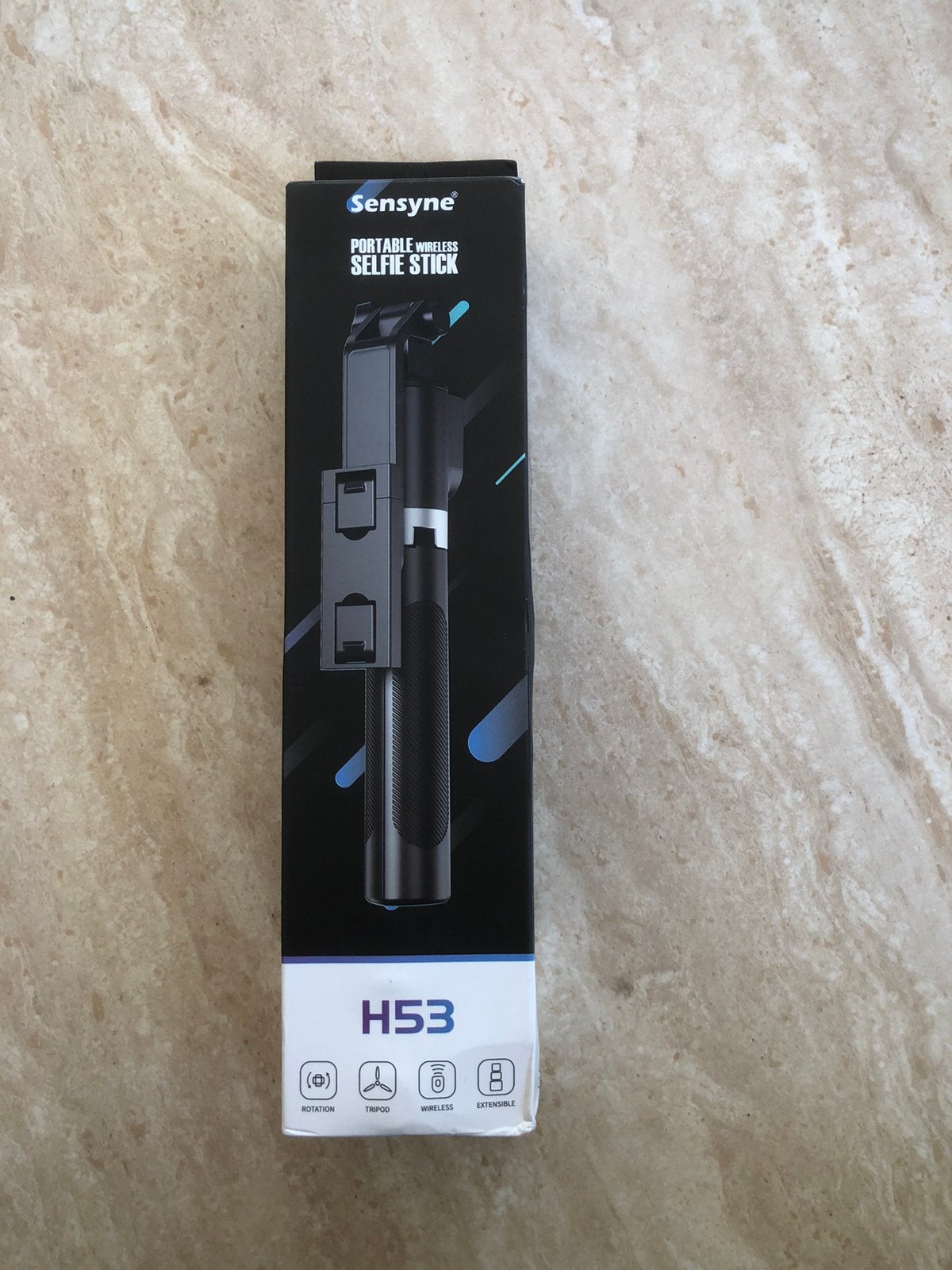 Draadloze Selfie Stick met Statief (Sensyne H53)  - NIEUW, Ophalen of Verzenden, Nieuw