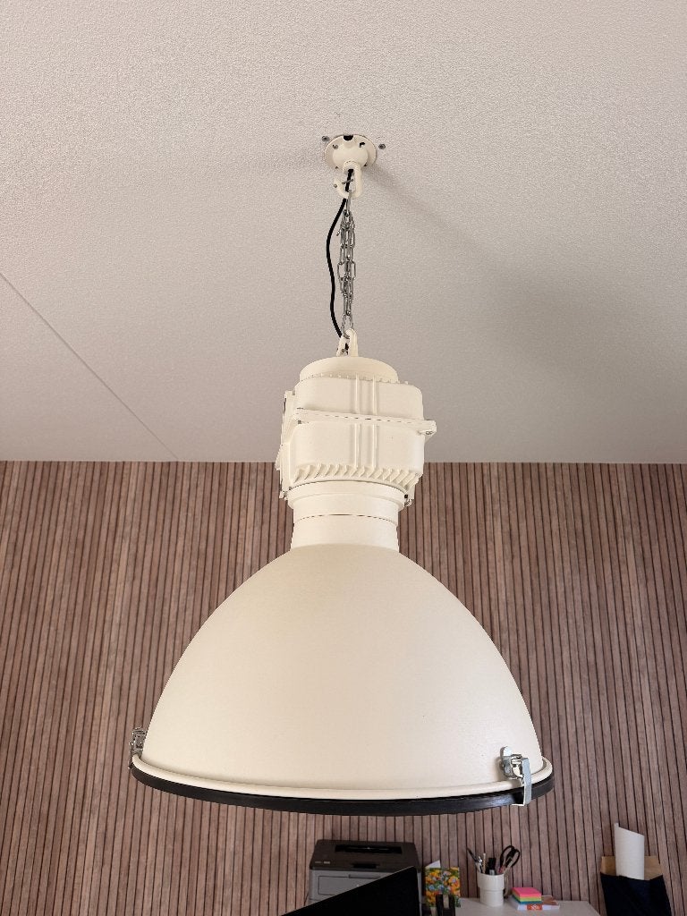 Grote industriele lamp, Ophalen, E27 (groot), Industrieel, Glas
