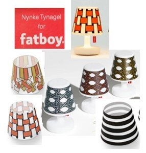 Fatboy mini Cappie - lampenkapjes- zelf samenstellen 3 stuks, Rond, Nieuw, Ophalen of Verzenden, Kunststof