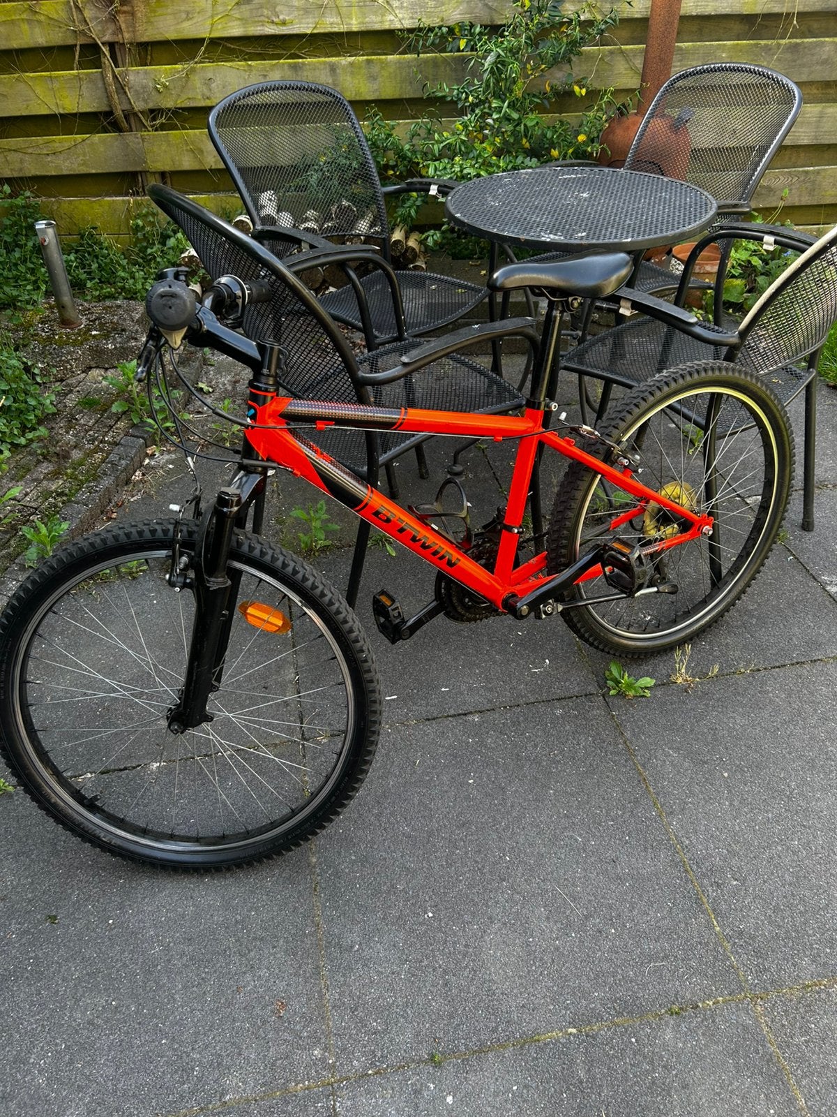 Mountainbike BTWIN Rockrider 500 24-inch, 18-speed, Gebruikt, Hardtail, Ophalen, Overige merken
