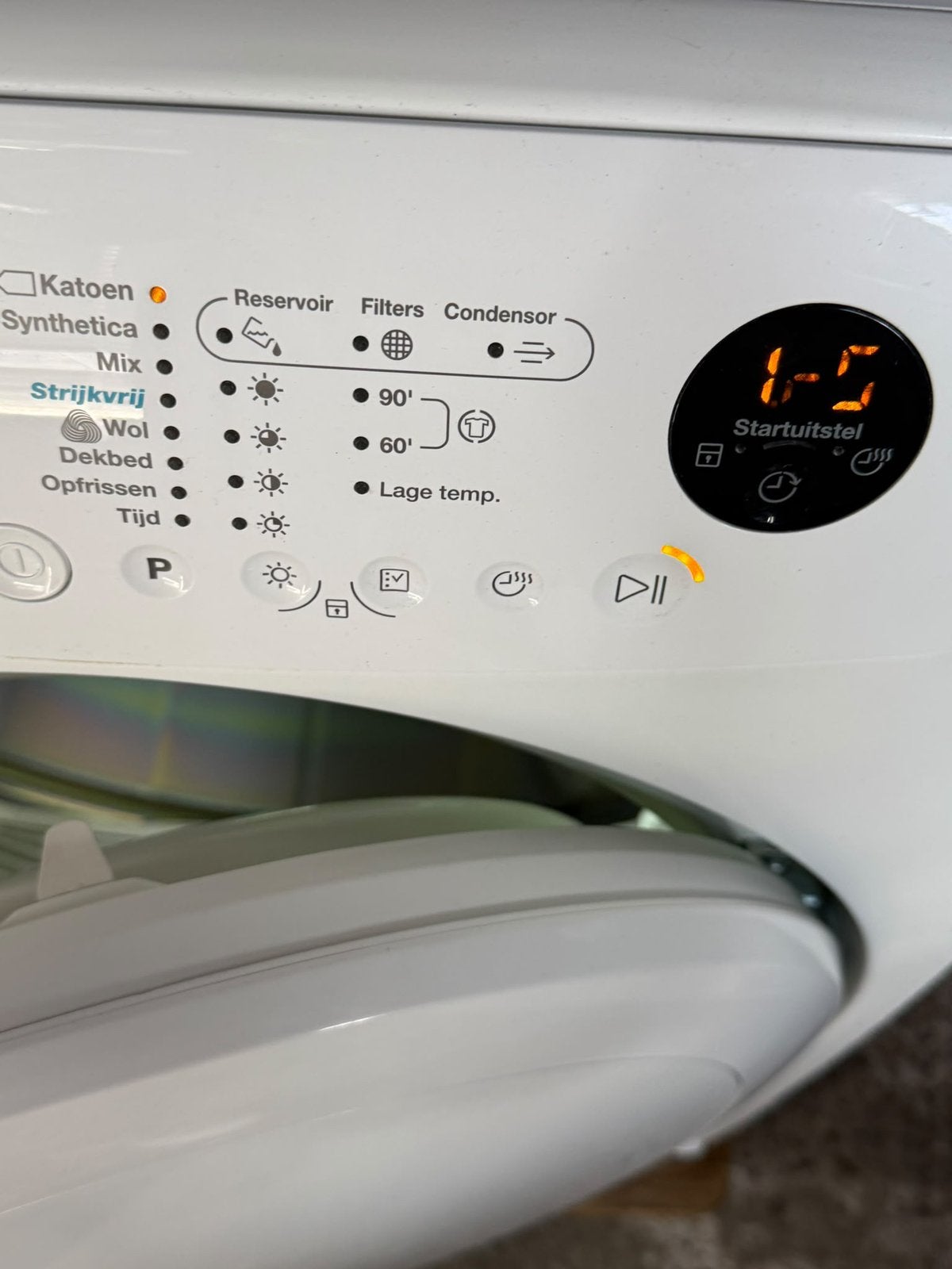 Zanussi Lindo 100 condensdroger, Ophalen, 6 tot 8 kg, Zo goed als nieuw, 85 tot 90 cm