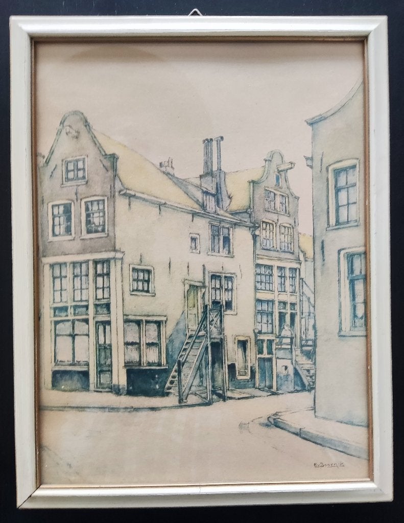 Twee afbeeldingen graag info. Lees., Antiek en Kunst, Ophalen of Verzenden